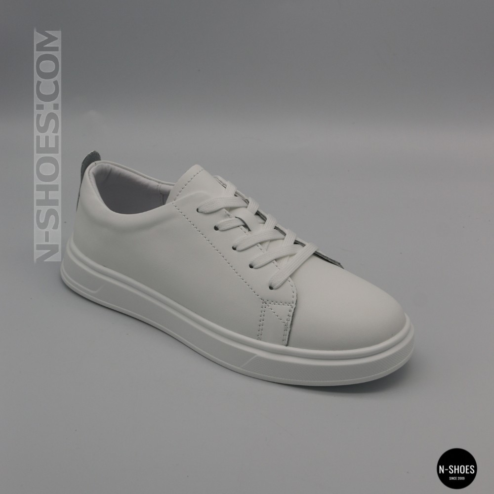 Женские белые кожаные кеды Allsy 210288 Lonza bw1026-2 white 6213 в стиле FitFlop Rally