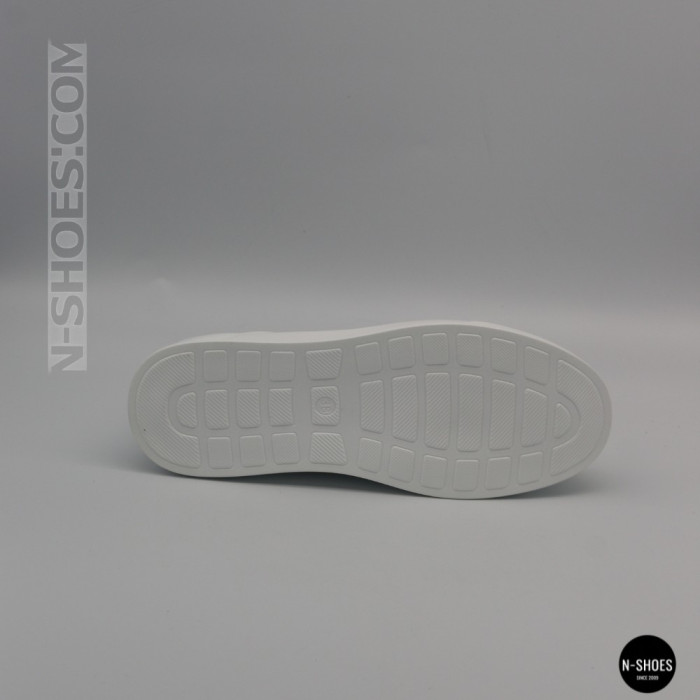 Женские белые кожаные кеды Allsy 210288 208319 Lonza bw1026-2 white 6213 в стиле FitFlop Rally