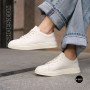 Женские белые кожаные кеды Allsy 210288 208319 Lonza bw1026-2 white 6213 в стиле FitFlop Rally