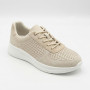 Women's Beige Perforated Sneakers Allsy 207282 Lonza gp2521-2 beige 6214