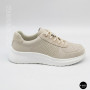 Women's Beige Perforated Sneakers Allsy 207282 Lonza gp2521-2 beige 6214