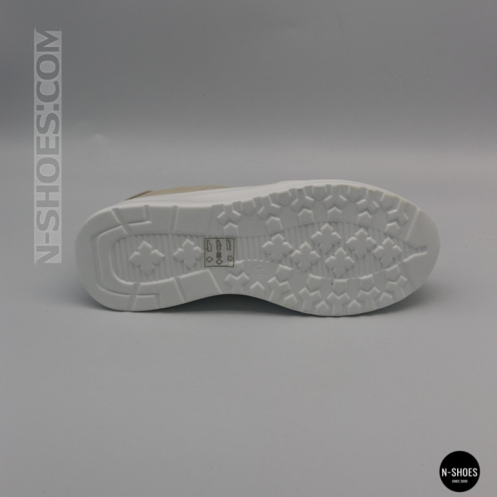 Женские бежевые кеды с перфорацией Allsy 207282 Lonza gp2521-2 beige 6214