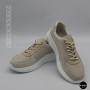 Women's Beige Perforated Sneakers Allsy 207282 Lonza gp2521-2 beige 6214