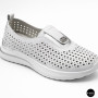 Women's Perforated Moccasins Allsy 210306 Lonza s138-10 white 6215