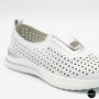 Women's Perforated Moccasins Allsy 210306 Lonza s138-10 white 6215