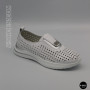Women's Perforated Moccasins Allsy 210306 Lonza s138-10 white 6215