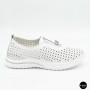 Women's Perforated Moccasins Allsy 210306 Lonza s138-10 white 6215