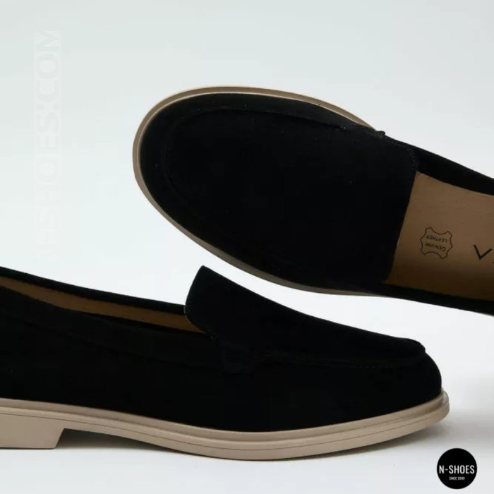 Женские черные замшевые лоферы Anna Lucci207776 DXL1157-9B BLACK SUEDE и Lonza 207777 black 6221