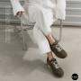 Коричневі замшеві кросівки Allsy 209772 в стилі New Balance x Miu Miu