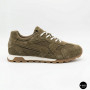 Коричневі замшеві кросівки Allsy 209772 в стилі New Balance x Miu Miu