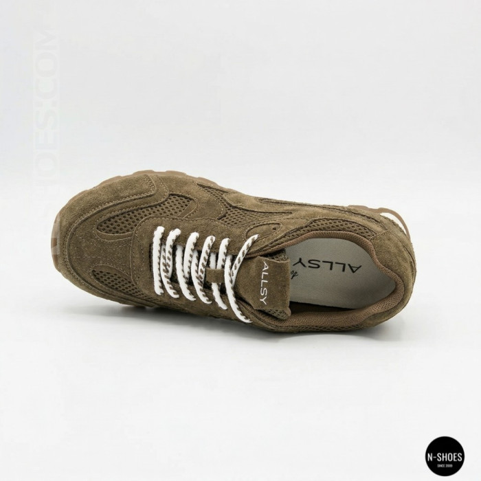 Коричневые кроссовки Allsy 209772 в стиле New Balance x Miu Miu
