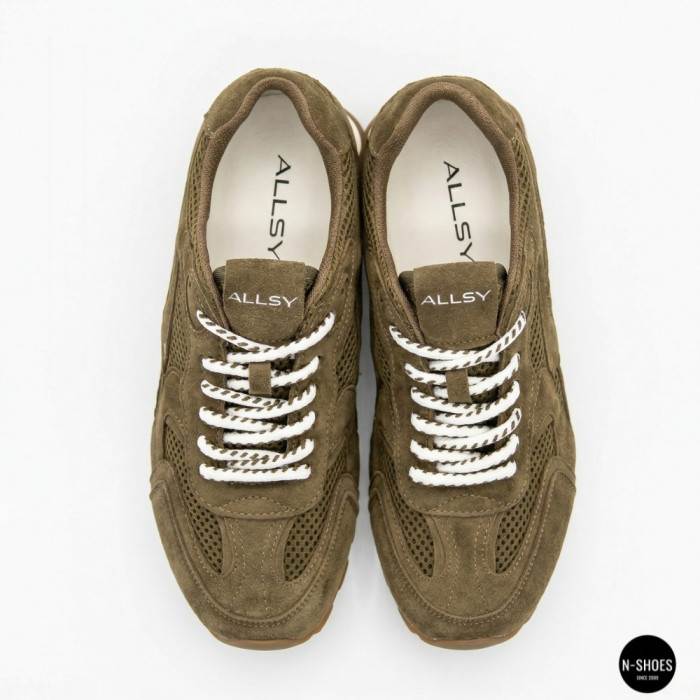 Коричневые кроссовки Allsy 209772 в стиле New Balance x Miu Miu