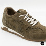 Коричневі замшеві кросівки Allsy 209772 в стилі New Balance x Miu Miu