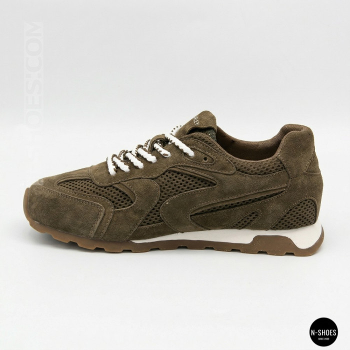 Коричневые кроссовки Allsy 209772 в стиле New Balance x Miu Miu