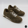 Коричневі замшеві кросівки Allsy 209772 в стилі New Balance x Miu Miu