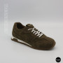 Коричневі замшеві кросівки Allsy 209772 в стилі New Balance x Miu Miu