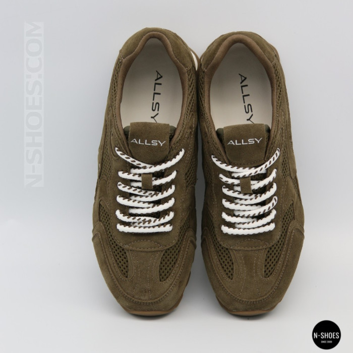 Коричневые кроссовки Allsy 209772 в стиле New Balance x Miu Miu