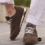 Коричневі замшеві кросівки Allsy 209772 в стилі New Balance x Miu Miu