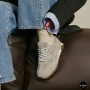 Women's Grey Suede Allsy & Lonza Sneakers in New Balance Style