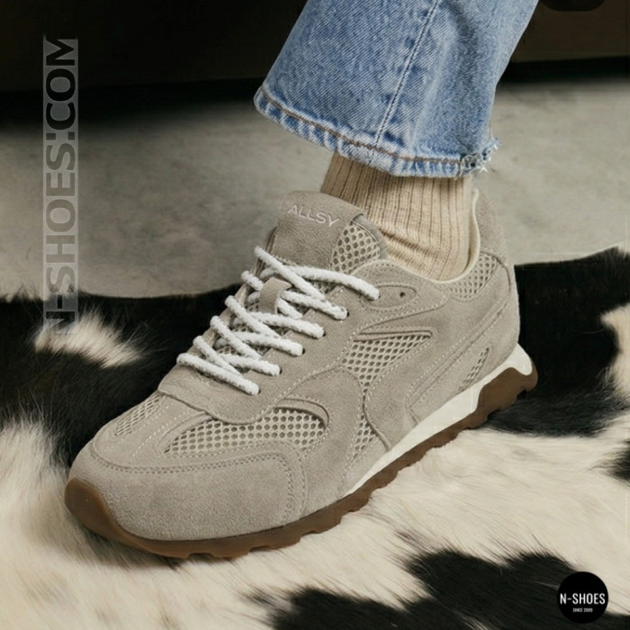 Жіночі сірі замшеві кросівки Allsy 209771 Lonza 212542 grey suede 6223 в стилі New Balance