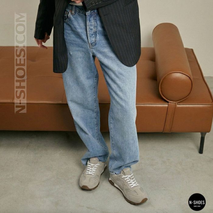 Жіночі сірі замшеві кросівки Allsy 209771 Lonza 212542 grey suede 6223 в стилі New Balance