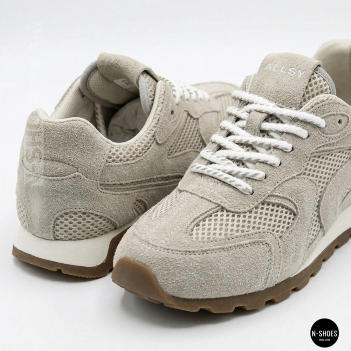 Жіночі сірі замшеві кросівки Allsy 209771 Lonza 212542 grey suede 6223 в стилі New Balance