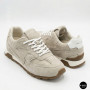 Women's Grey Suede Allsy & Lonza Sneakers in New Balance Style