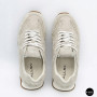 Women's Grey Suede Allsy & Lonza Sneakers in New Balance Style