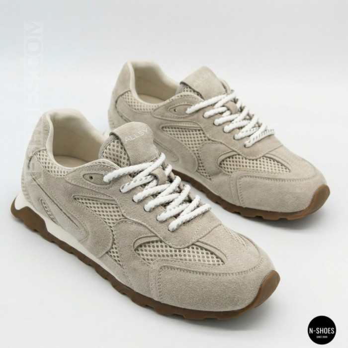 Жіночі сірі замшеві кросівки Allsy 209771 Lonza 212542 grey suede 6223 в стилі New Balance