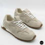 Women's Grey Suede Allsy & Lonza Sneakers in New Balance Style