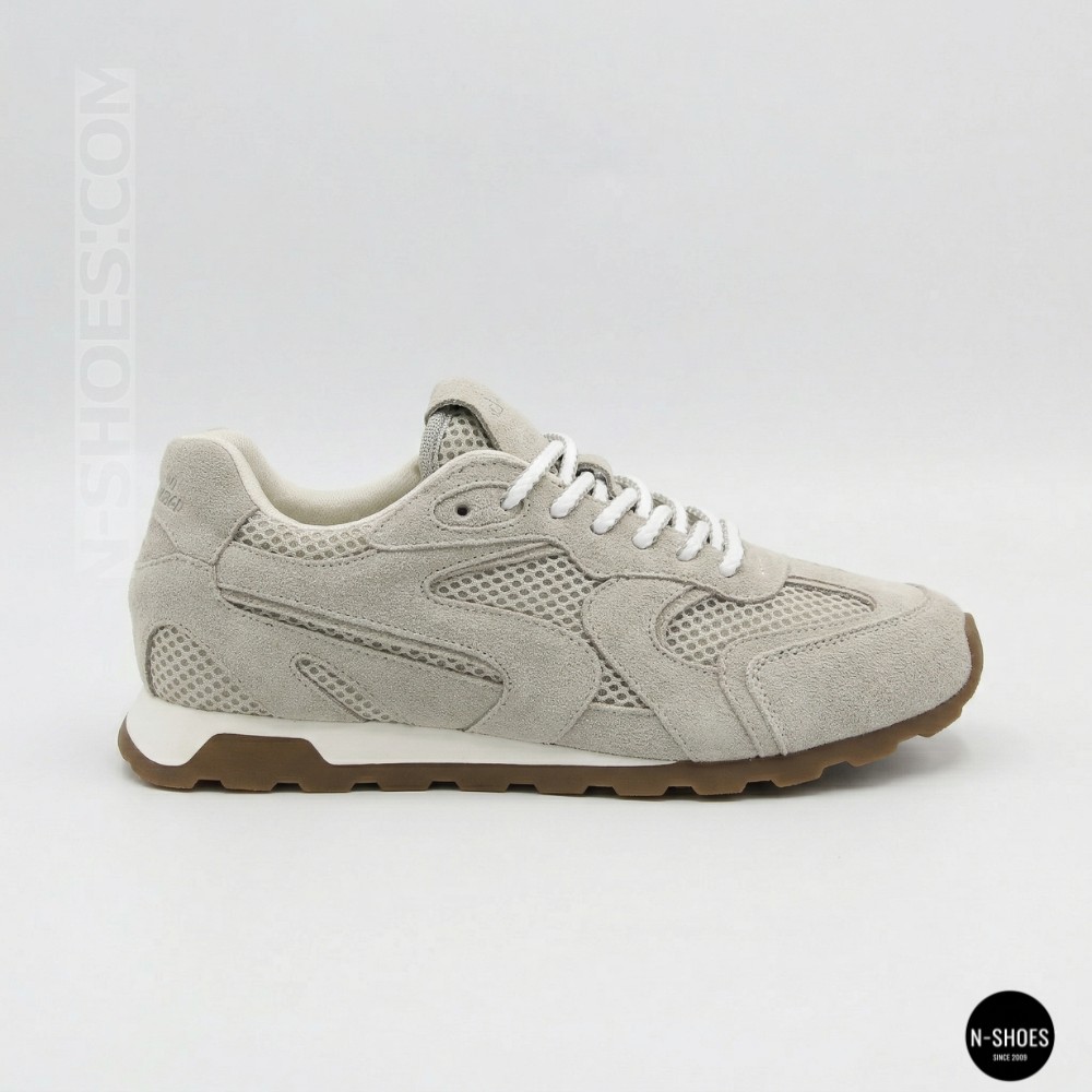Women's Grey Suede Allsy & Lonza Sneakers in New Balance Style