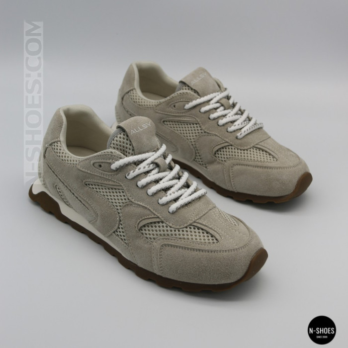 Жіночі сірі замшеві кросівки Allsy 209771 Lonza 212542 grey suede 6223 в стилі New Balance