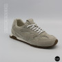 Women's Grey Suede Allsy & Lonza Sneakers in New Balance Style