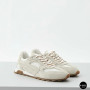 Women's Grey Suede Allsy & Lonza Sneakers in New Balance Style
