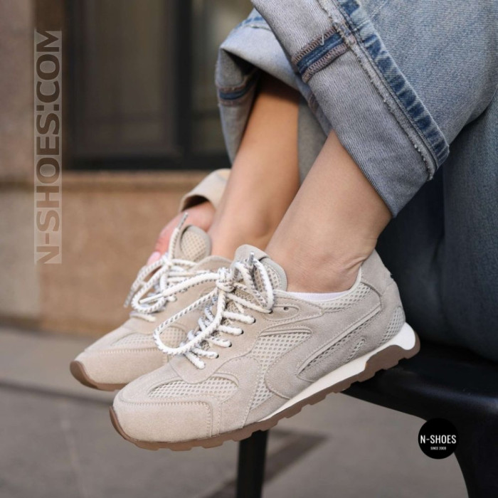 Жіночі сірі замшеві кросівки Allsy 209771 Lonza 212542 grey suede 6223 в стилі New Balance