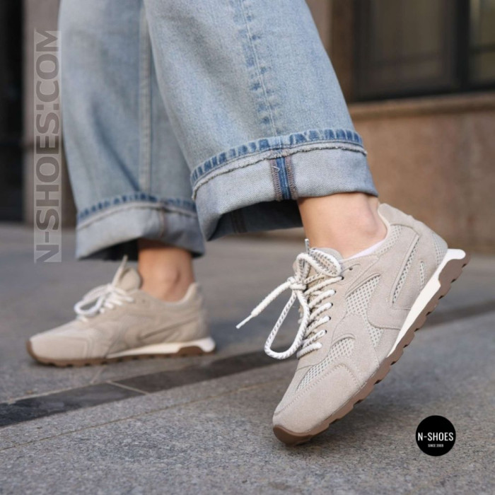 Жіночі сірі замшеві кросівки Allsy 209771 Lonza 212542 grey suede 6223 в стилі New Balance
