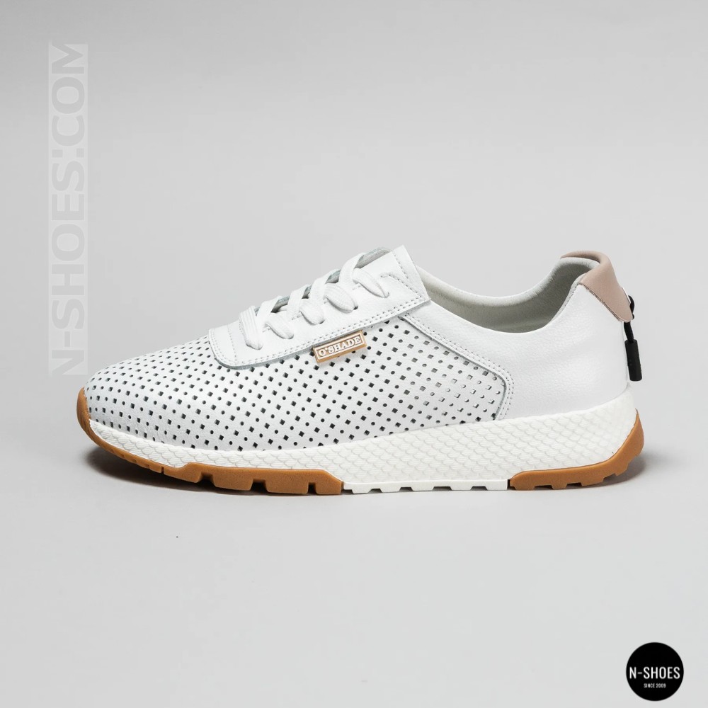 Жіночі модні кросівки з перфорацією Allsy 213146 5790-1 white 6224
