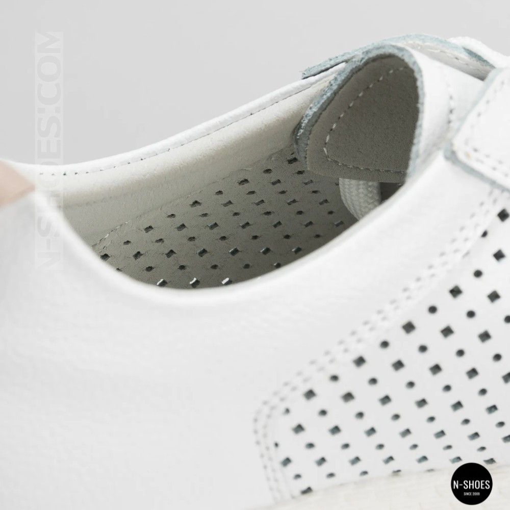 Жіночі модні кросівки з перфорацією Allsy 213146 5790-1 white 6224