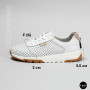 Жіночі модні кросівки з перфорацією Allsy 213146 5790-1 white 6224