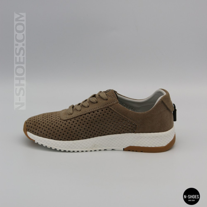 Женские бежевые кроссовки с перфорацией Allsy 208179 5790-10 Lonza 212458 camel 6225