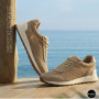 Жіночі бежеві кросівки з перфорацією Allsy 207926 723-3766-3 beige 6226 в стилі Brunello Cucinelli