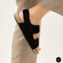 Женские замшевые босоножки Allsy 207290 Lonza NY 207291 Floral Black 6229 на липучках