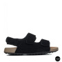 Женские замшевые босоножки Allsy 207290 Lonza NY 207291 Floral Black 6229 на липучках
