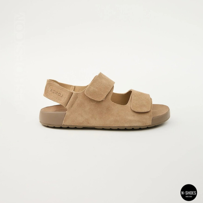Бежевые замшевые босоножки Allsy 207288 Lonza NY 207289 Floral Beige 6230 - ваш летний комфорт