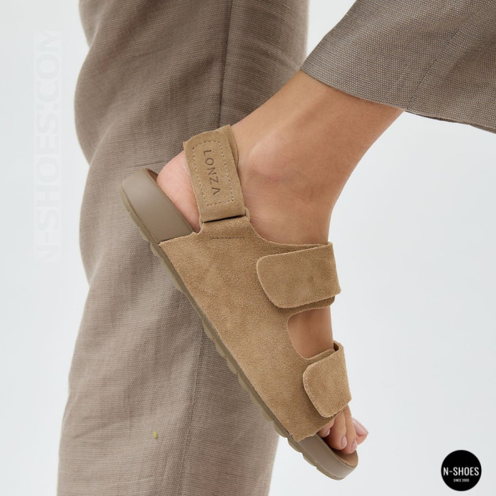 Бежевые замшевые босоножки Allsy 207288 Lonza NY 207289 Floral Beige 6230 - ваш летний комфорт