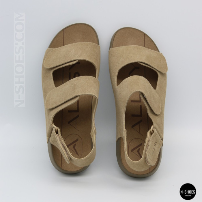 Бежевые замшевые босоножки Allsy 207288 Lonza NY 207289 Floral Beige 6230 - ваш летний комфорт