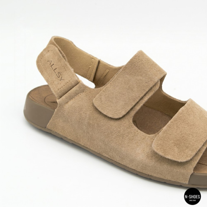 Бежевые замшевые босоножки Allsy 207288 Lonza NY 207289 Floral Beige 6230 - ваш летний комфорт