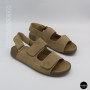 Beige Suede Sandals Allsy 207288 Lonza NY 207289 Floral Beige 6230 - Your Summer Comfort