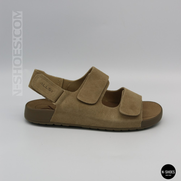 Бежевые замшевые босоножки Allsy 207288 Lonza NY 207289 Floral Beige 6230 - ваш летний комфорт