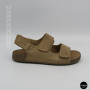 Beige Suede Sandals Allsy 207288 Lonza NY 207289 Floral Beige 6230 - Your Summer Comfort